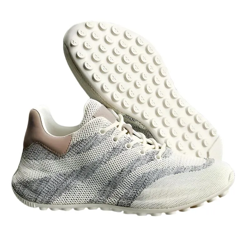 TNV Casual Leather Shoes Genuine Leather Thick Bottom Sneakers Laces Up Breathable DS3205