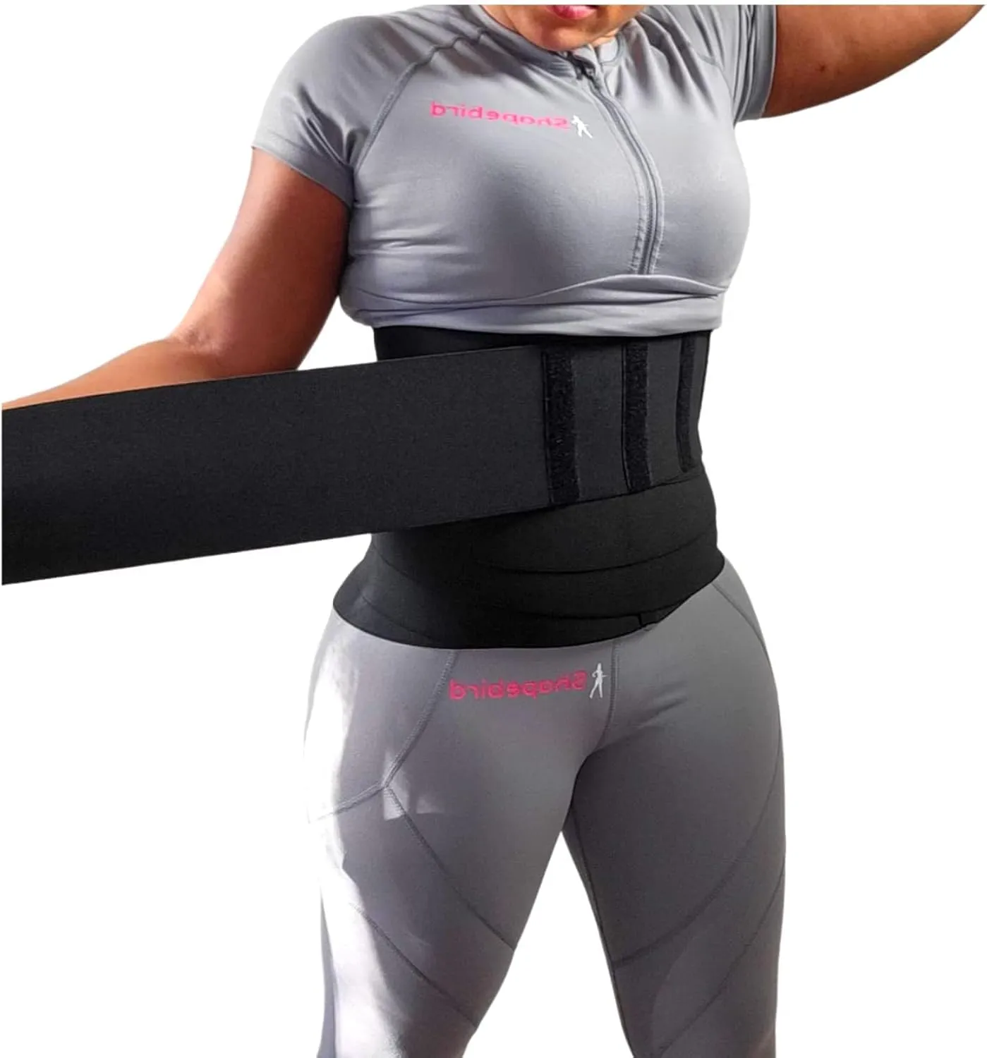 Tummy Wrap Waist Trainer, Sauna compression Trimmer belt for abdominal support, One Size Fit All