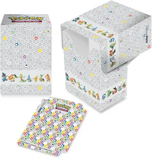 Ultra Pro Pokémon: First Partner Accessory Bundle - Includes: Storage Box for 700  Sleeved Cards, Deck Box, 65ct Deck Protector Sleeves, Playmat (24"x13.5")