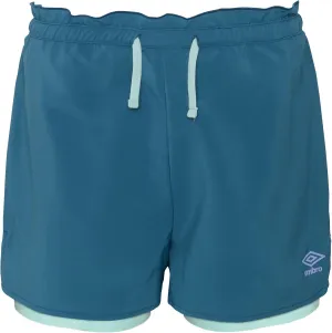 Umbro Girls 2 in 1 Running Short