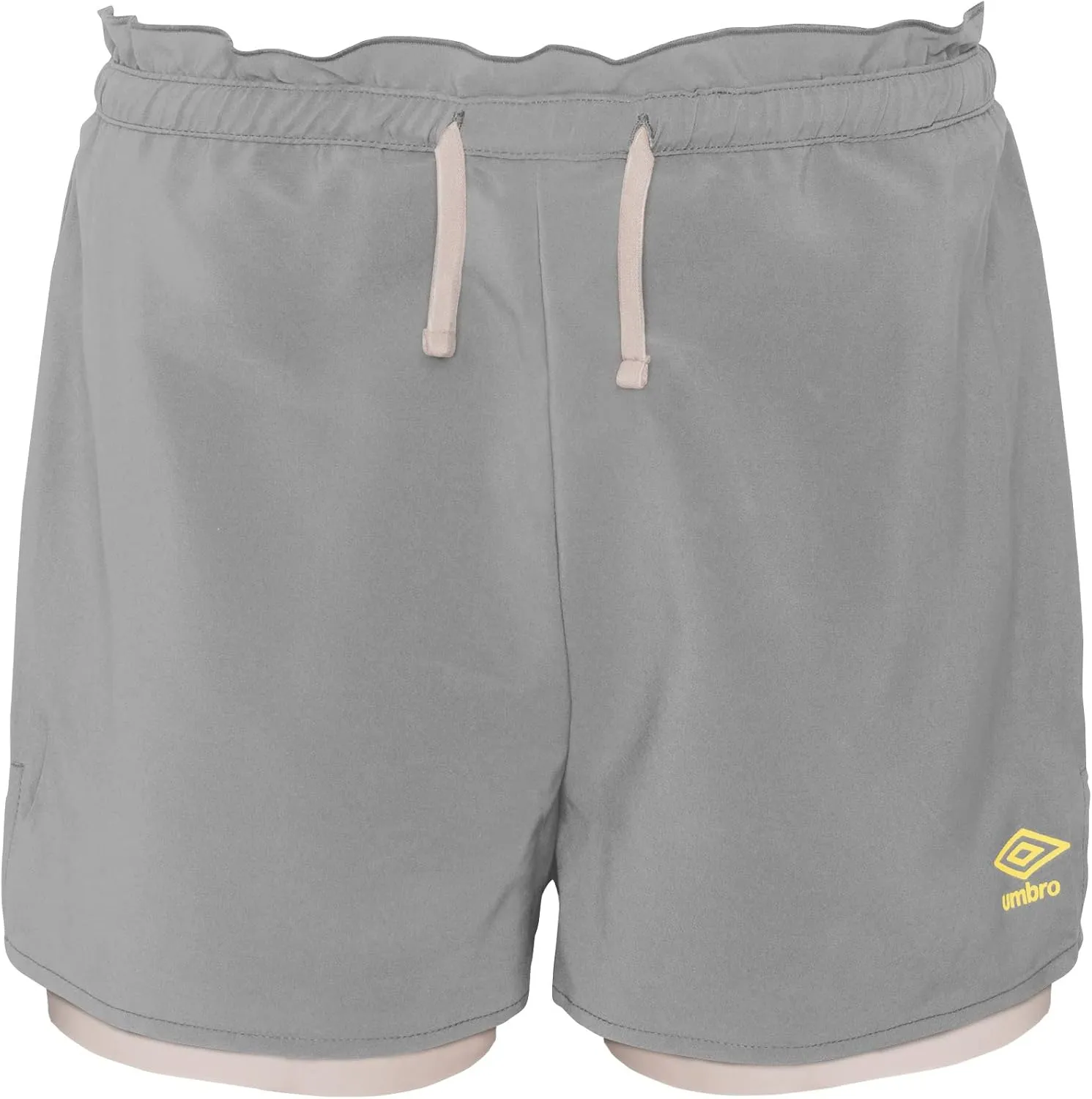 Umbro Girls 2 in 1 Running Short