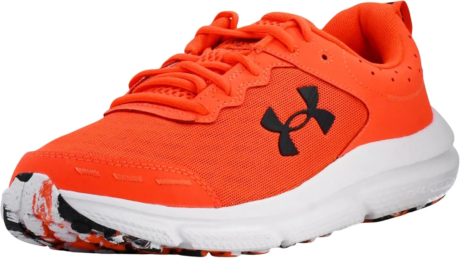 Under Armour Men's Charged Assert 10 Sneaker, Ares Red/Ares Red/Anthracite, 10.5