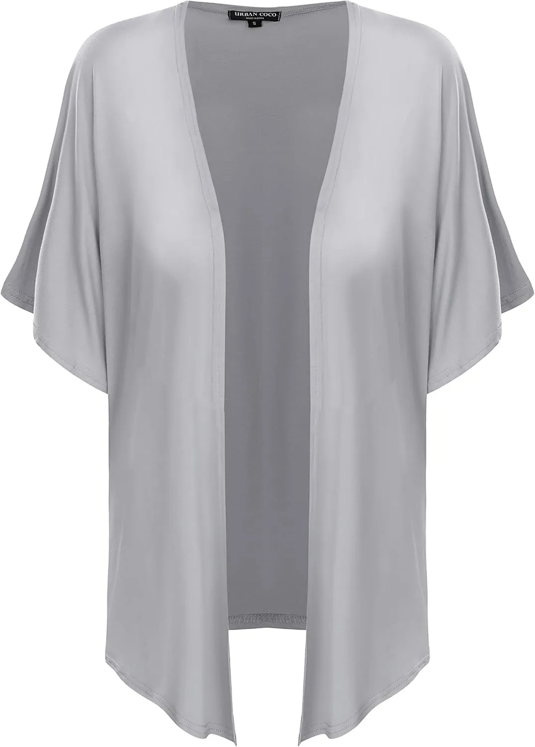 Urban CoCo Women's Lightweight Short Sleeve Kimono Cardigan Casual Cover Ups
