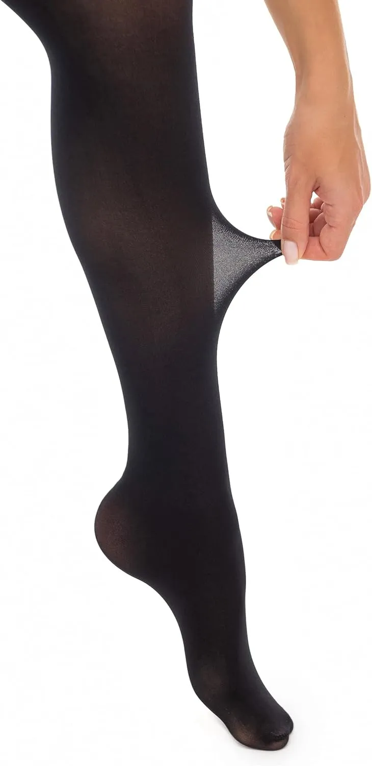 Veluk Opaque Tights For Women 70 Denier With Microfiber, Without Shorts, Matte Surface, Flat Seams, Cotton Gusset