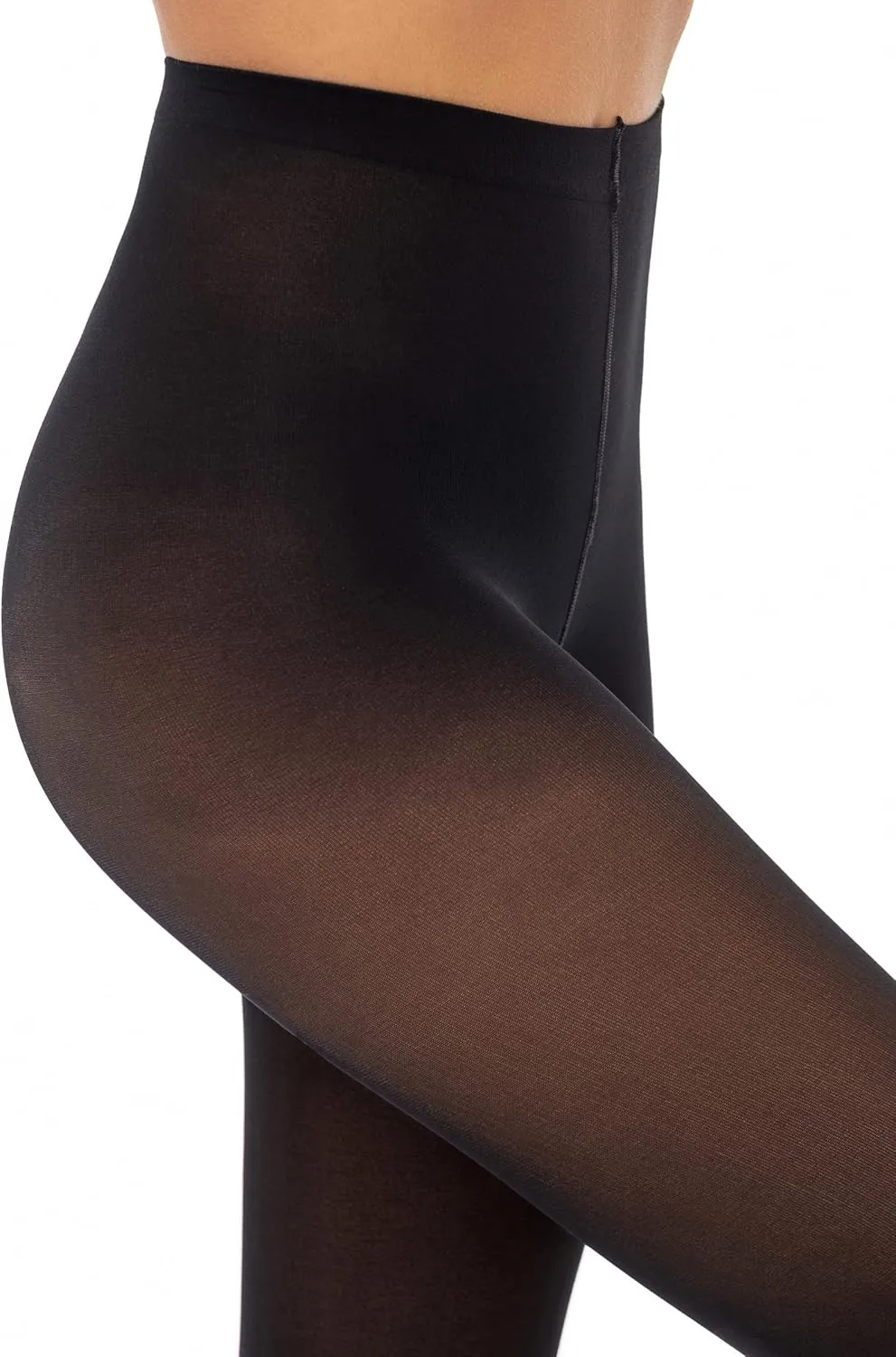 Veluk Opaque Tights For Women 70 Denier With Microfiber, Without Shorts, Matte Surface, Flat Seams, Cotton Gusset