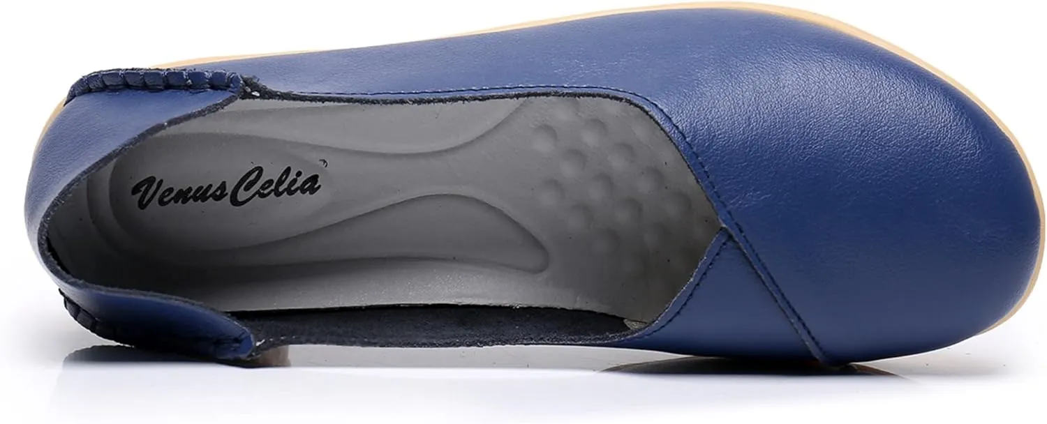 VenusCelia Women's Bare Walking Flat Loafer