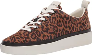VIA SPIGA Women's Mae Sneaker, Toffee Black, 6
