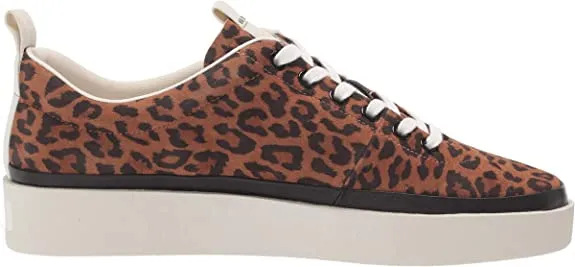 VIA SPIGA Women's Mae Sneaker, Toffee Black, 6