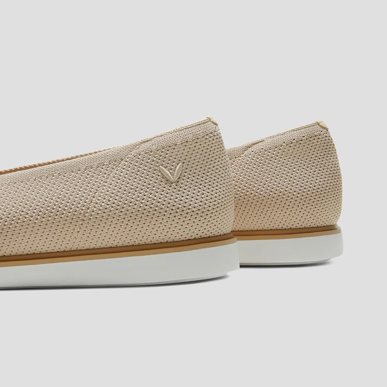VIVAIA Mabel Square-Toe All-Day Standing Flats Washable Casual Shoes
