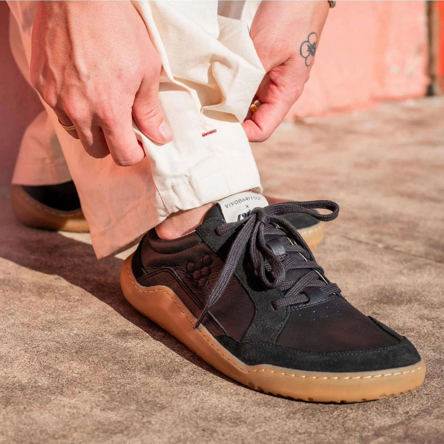 Vivobarefoot Mens Gobi II Leather Trainers