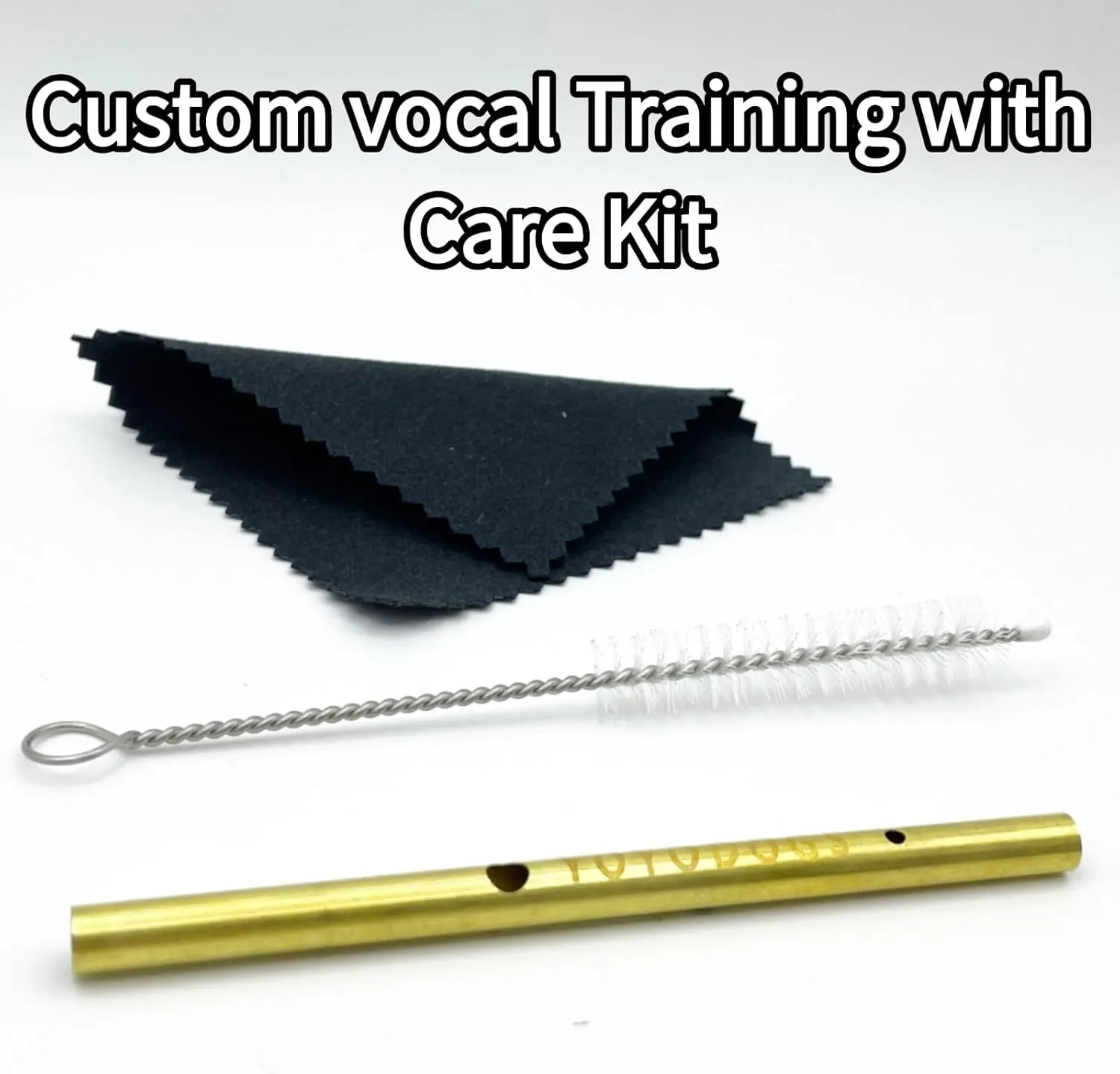Vocal Training and Healing Aid Tool,Sing Straw Voice Vocal Trainer Metal Therapy Tool (Vocal Training-C)