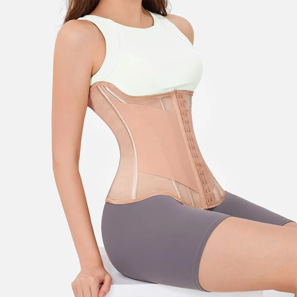 Waist Cincher Corset Sport Girdle Trimmer Double Belt Wrap Waist Trainer Shaperwear Tummy Control Shaper for Women