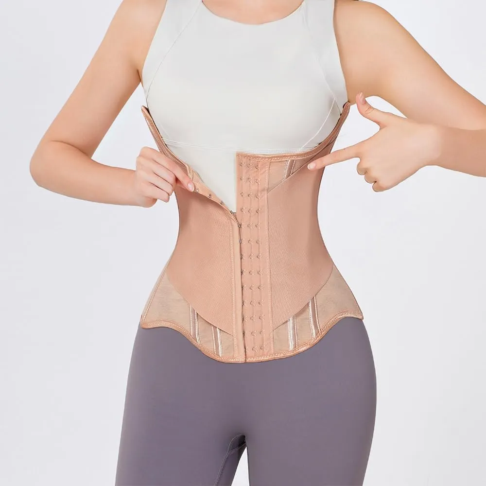 Waist Cincher Corset Sport Girdle Trimmer Double Belt Wrap Waist Trainer Shaperwear Tummy Control Shaper for Women
