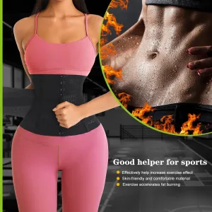 Waist Trainer Shaper for Women Full Body Belly Girdle Shaping Waist Cincher Wrap Belt Tummy Control Shapewear Black
