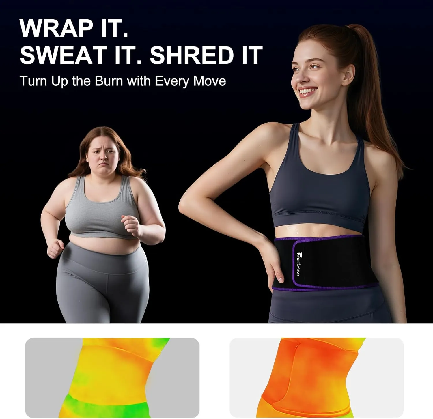Waist Trimmer for Women and Men Waist Trainer Sweat Waist Sweat Band Belly Stomach Wrap