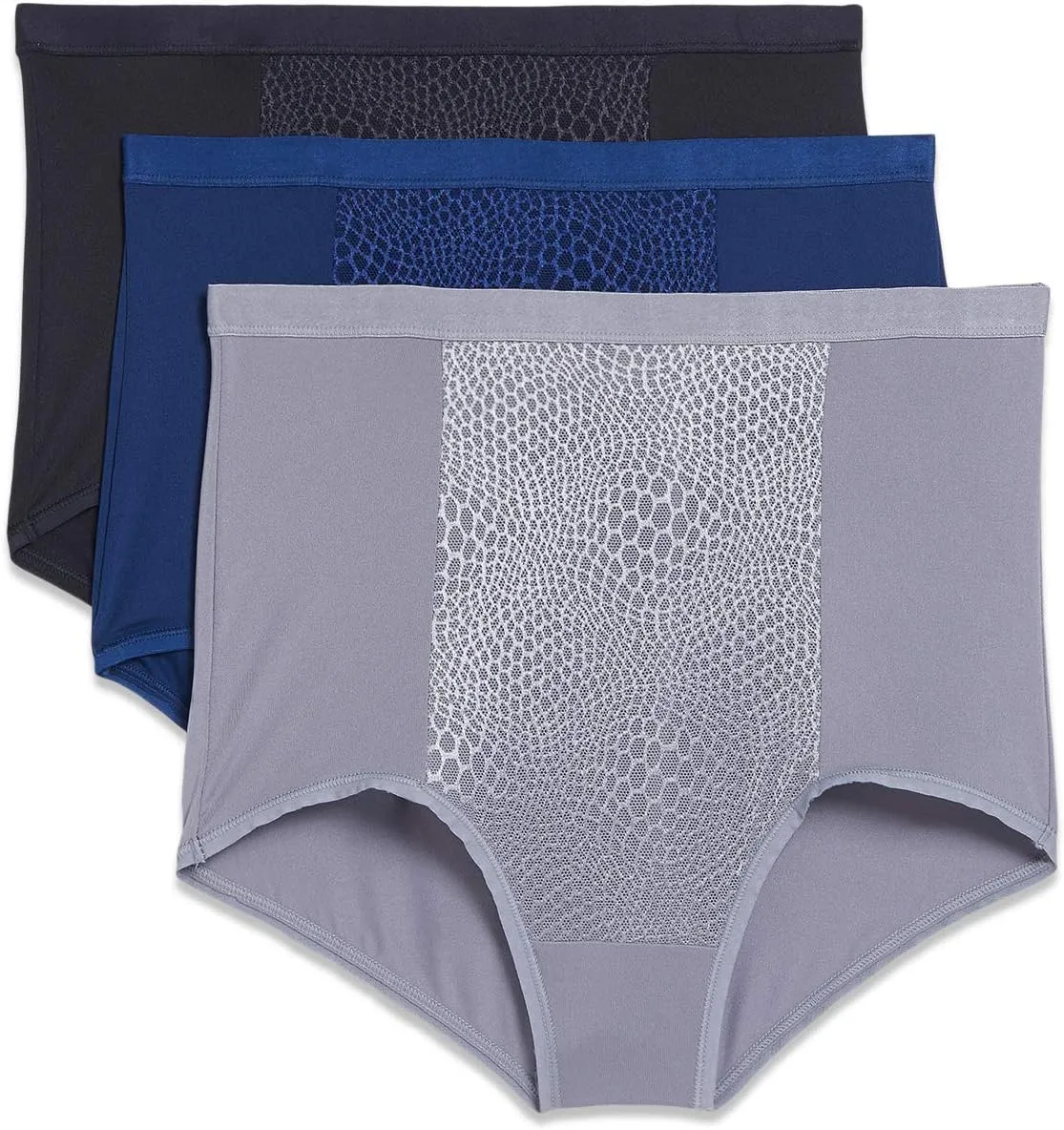 Warner's Women's Blissful Benefits Tummy-Smoothing Comfort Microfiber Brief 3-Pack Rs4433w