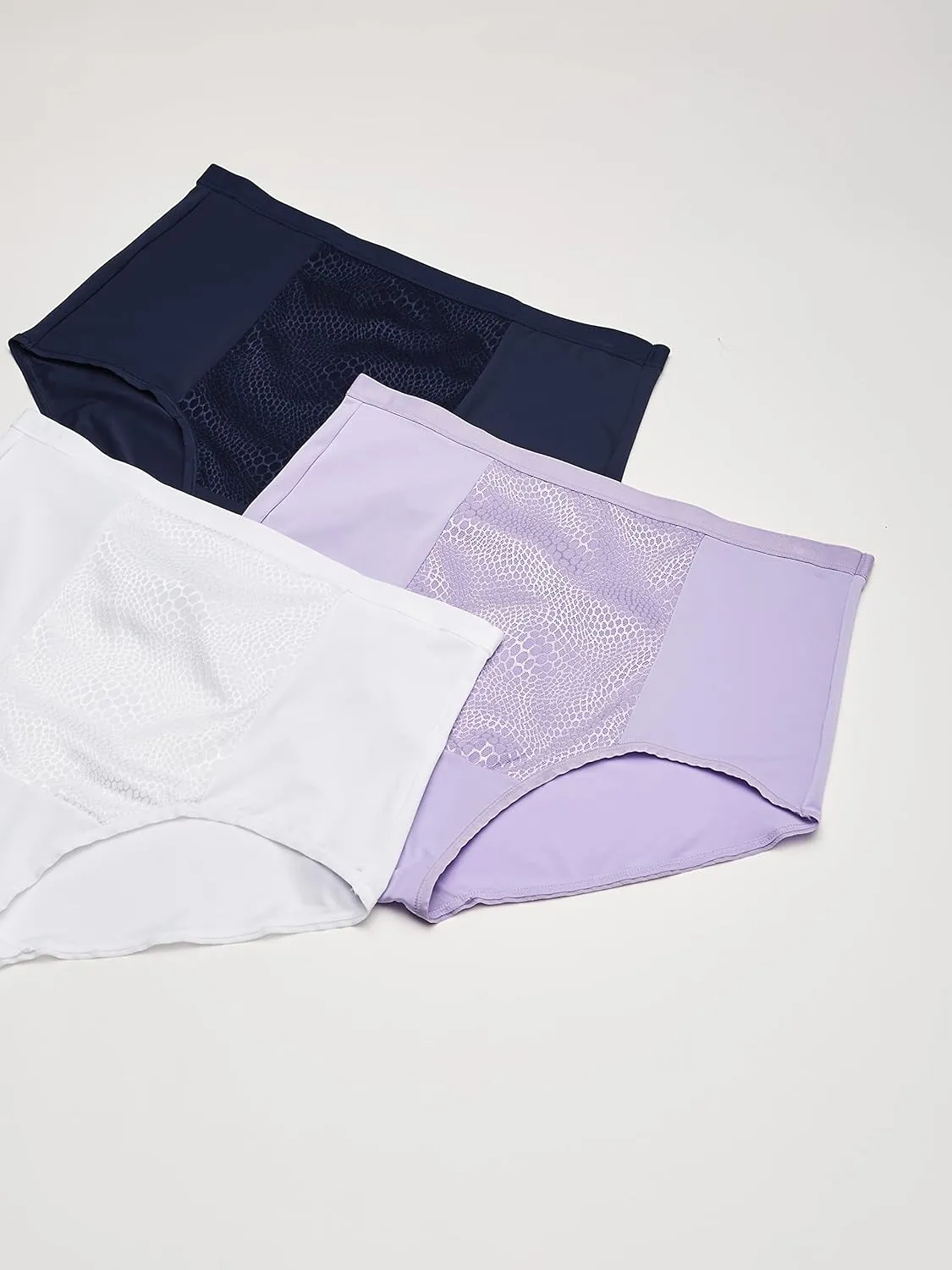 Warner's Women's Blissful Benefits Tummy-Smoothing Comfort Microfiber Brief 3-Pack Rs4433w