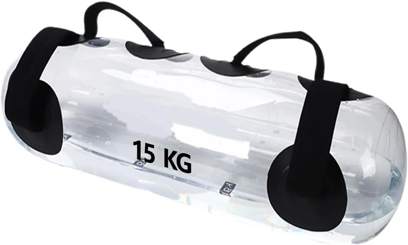 Water-Filled Fitness Bag - Sports Performance Trainer | Full Body Strength Trainer, Water Weights Workout Aqua Bag | Sandbag Alternative Women Men Stability Fitness Equipment for Gym, Living Room
