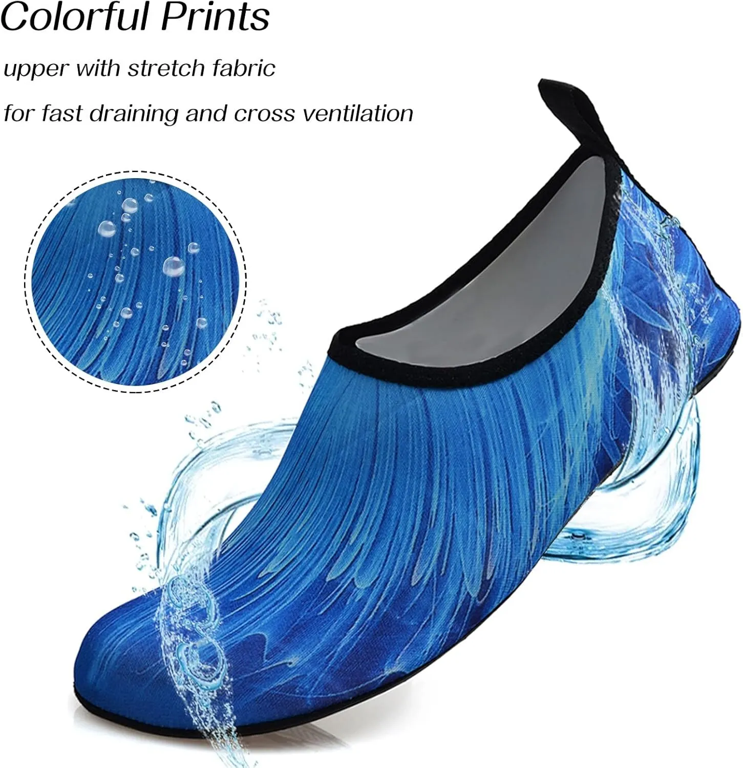 Water Shoes Mens Womens Barefoot Quick Dry Aqua Swim Beach Pool Surf Hiking Kayaking Diving Yoga Outdoor Sports Breathable