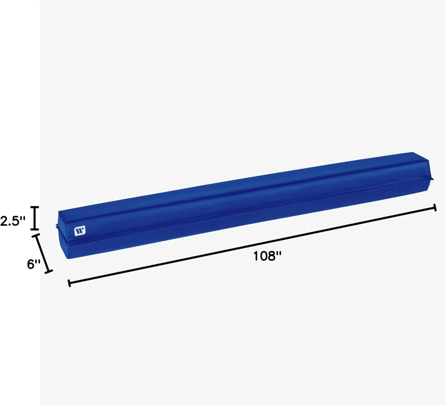 We Sell Mats 9 ft Folding Foam Balance Beam Bar, Portable Gymnastics Equipment for Gymnast, Children or Cheerleaders