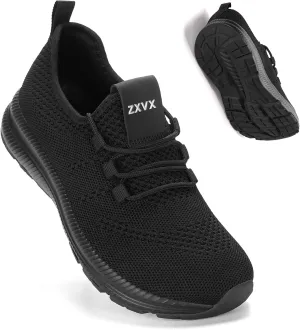 Wide Toe Box Shoes Women Non-Slip Wide Width Sneakers Ultra Light Extra Wide Road Running Shoes for Women Breathable Tennis Walking Gym Workout Trainer 6-12