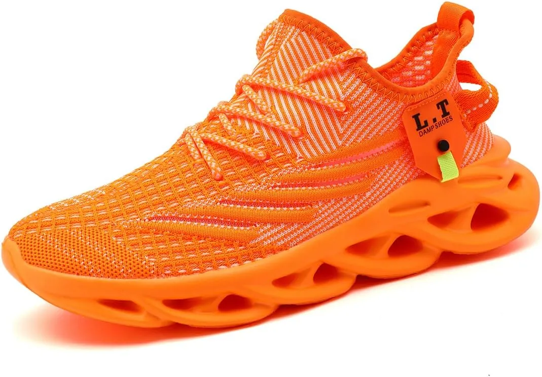 Women Running Shoes Walking Training Sneakers Sport Gym Fitness Tennis Shoes Non Slip Fashion Comfortable Lightweight Shoe for Casual Jogging Mesh Breathable Sneaker