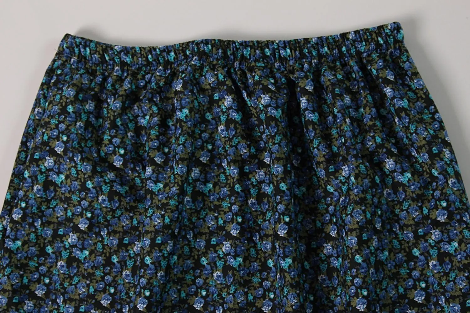 Women's Calico Pioneer Peasant Costume Skirt (Choose Color and Size)