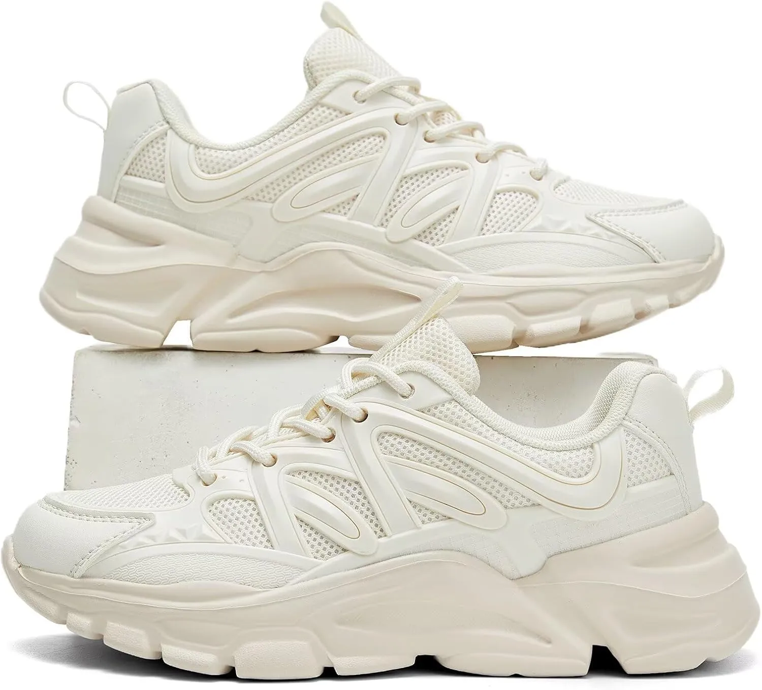 Womens Ladies Walking Shoes Fashion Running Sneakers Casual Comfor Lightweight Breathable Soft Sole Gym Tennis Work