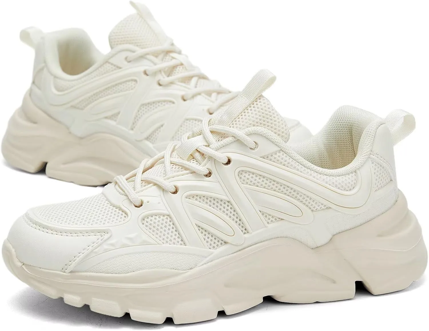 Womens Ladies Walking Shoes Fashion Running Sneakers Casual Comfor Lightweight Breathable Soft Sole Gym Tennis Work