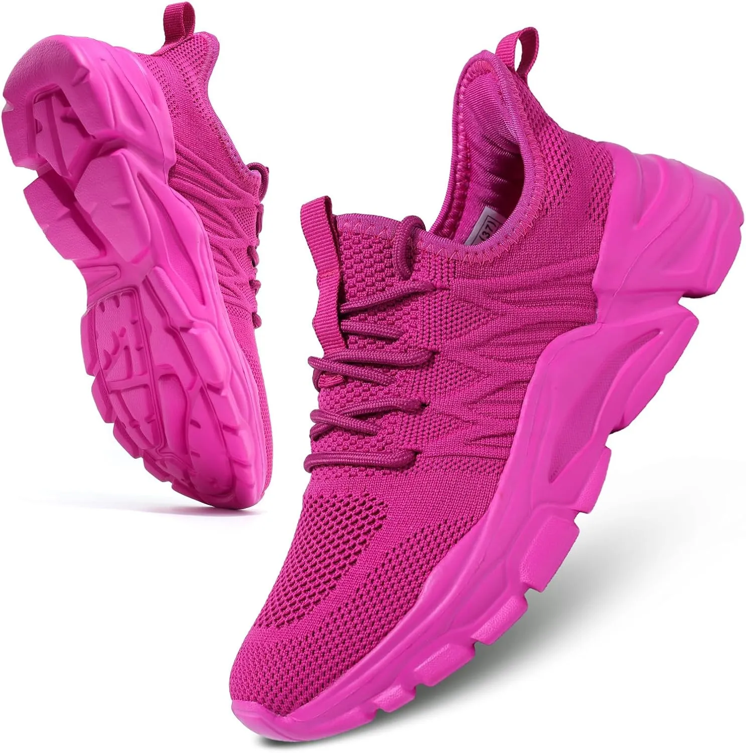 Womens Ladies Walking Tennis Shoes Slip on Lightweight Casual Running Sneakers Soft Sole Comfortable Trainers