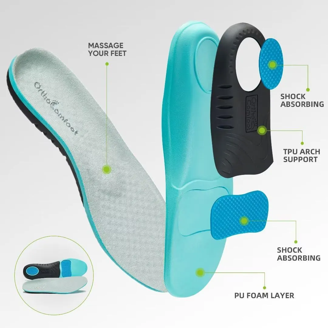 Women's Orthopedic Fashion Sneakers for Plantar Fasciitis: Flat Feet Supportive Cushioned Walking Shoes with Arch Support, Orthotic Soft Casual Sneakers for Ankle and Foot Pain Relief