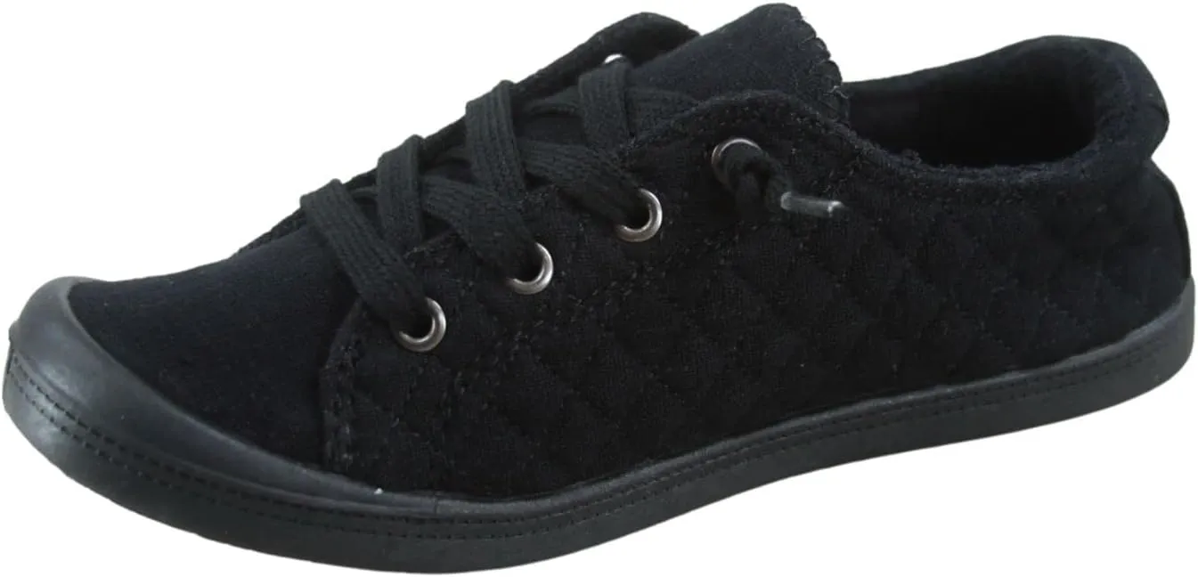 Women’s Slip-On Sneaker Fashion Low Top Casual Shoes Lace up Classic Walking Shoes