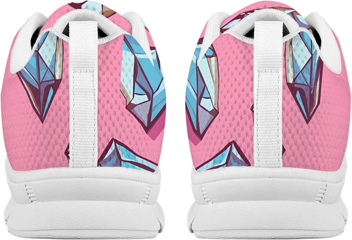 Women's Sports Trainer Running Shoes Adults Causal Travel Shoe Outdoor Walking Low Heel Lace up Sneakers Breathable Flexible for Lady