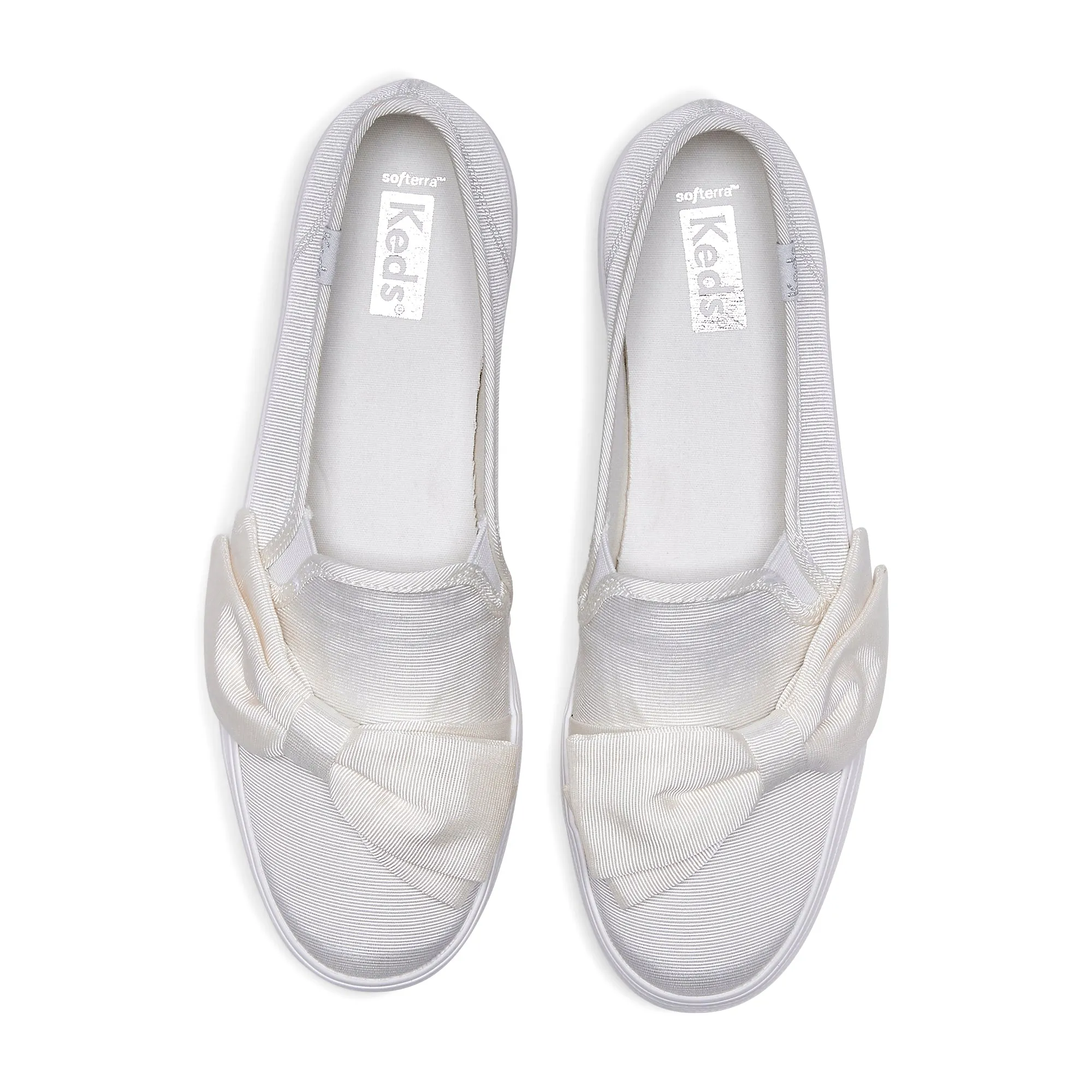 Women's Triple Decker Bow Cel White
