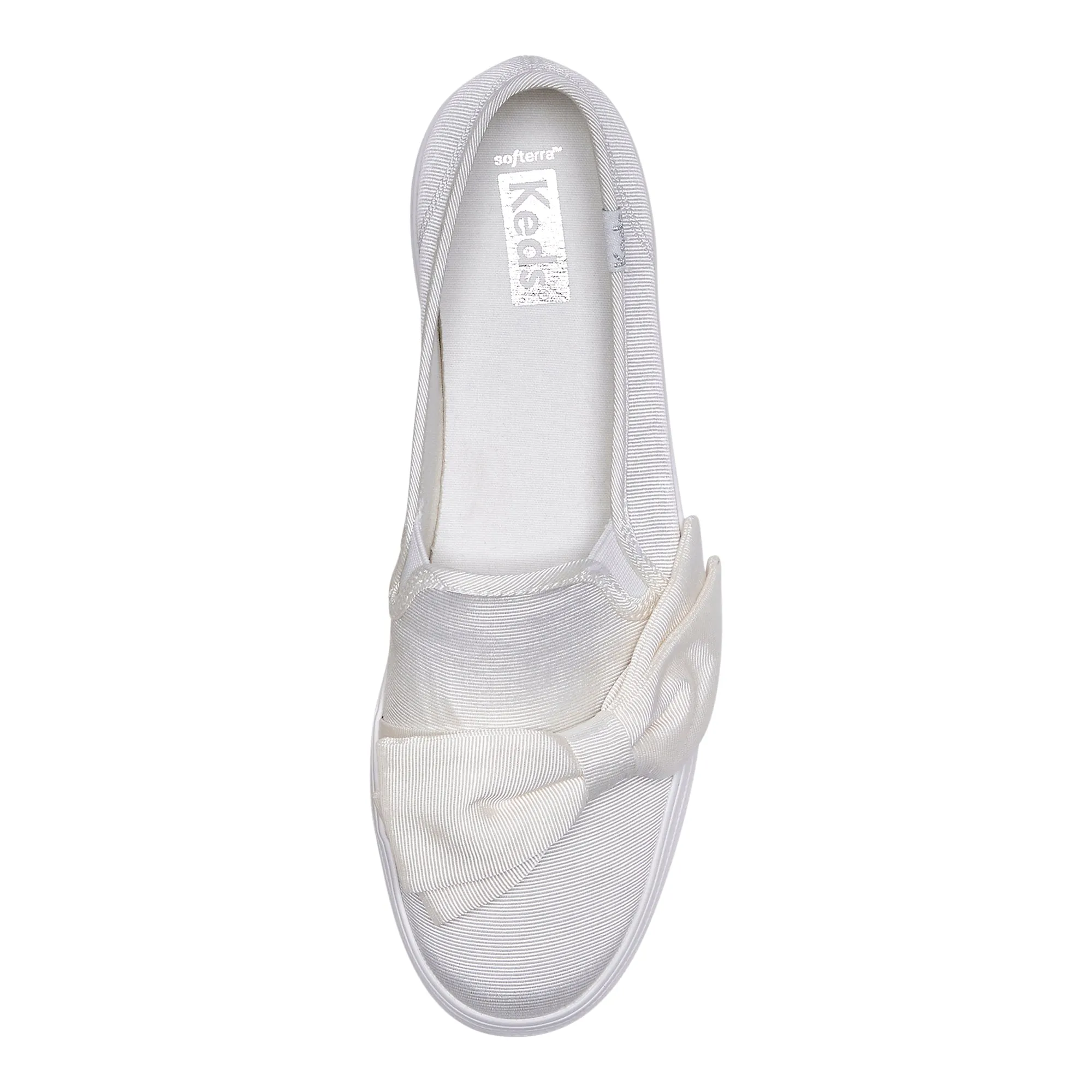 Women's Triple Decker Bow Cel White