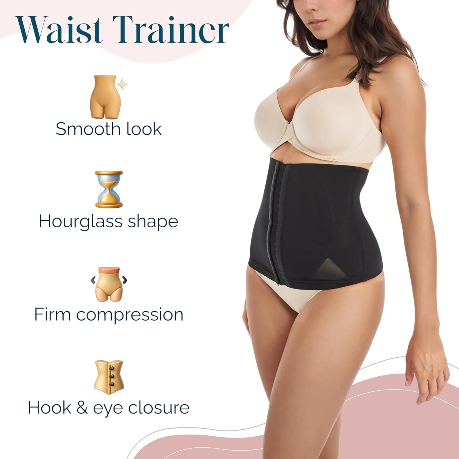 Women's, Ultra-Firm Trainer with Tummy Control, Shapewear for an Hourglass Figure, Waist Cincher