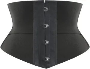 Women's Underbust Corset Short Torso Waist Trainer Hourglass Body Shaper