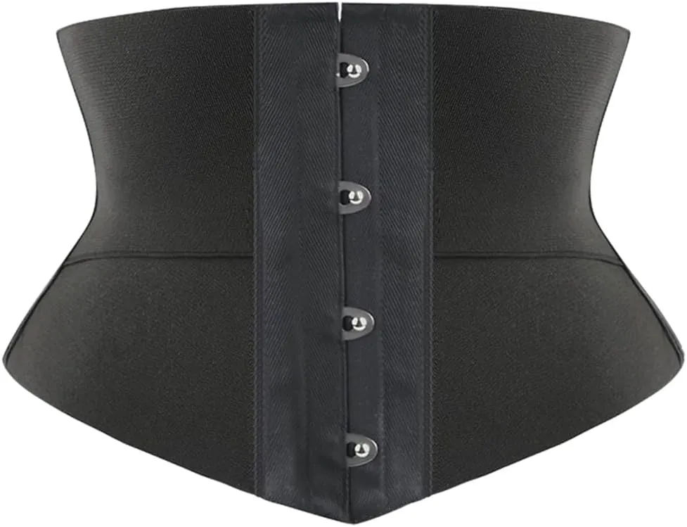 Women's Underbust Corset Short Torso Waist Trainer Hourglass Body Shaper