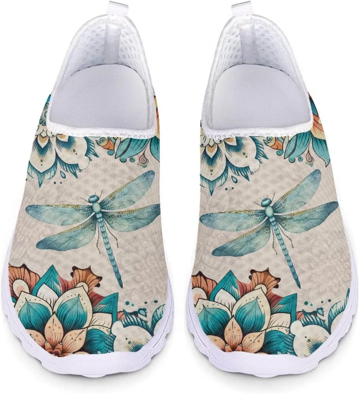 Women's Walking Shoes Men Mesh Sneaker Flat Slip On Breathable Trainers US 5-12