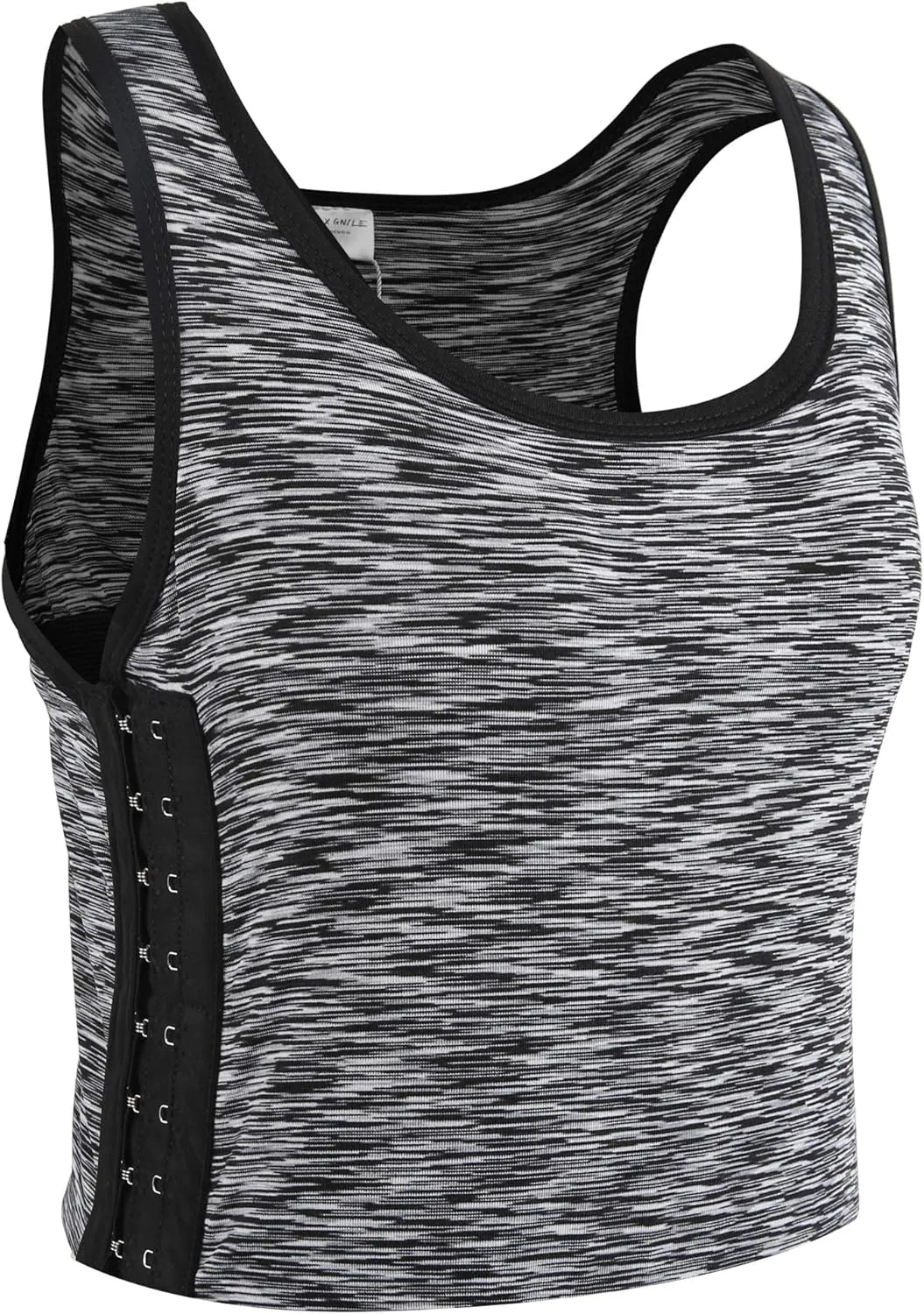 XUJI Transgender FTM Breathable Cotton Elastic Band Colors Chest Binder Tank Top (M-6XL)