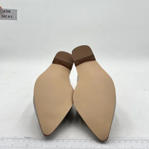 XYD Womens Retro Pointed Closed Toe Mule Flats Slip On Backless Dress Sandal Sli