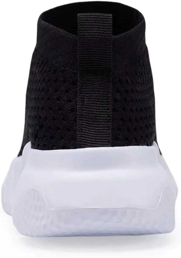 YAVY Kids Sneakers for Boys Tennis Shoes Girls Sock Sneakers for Kids Slip on Shoes Breathable high top Athletic Lightweight Walking Running Shoes