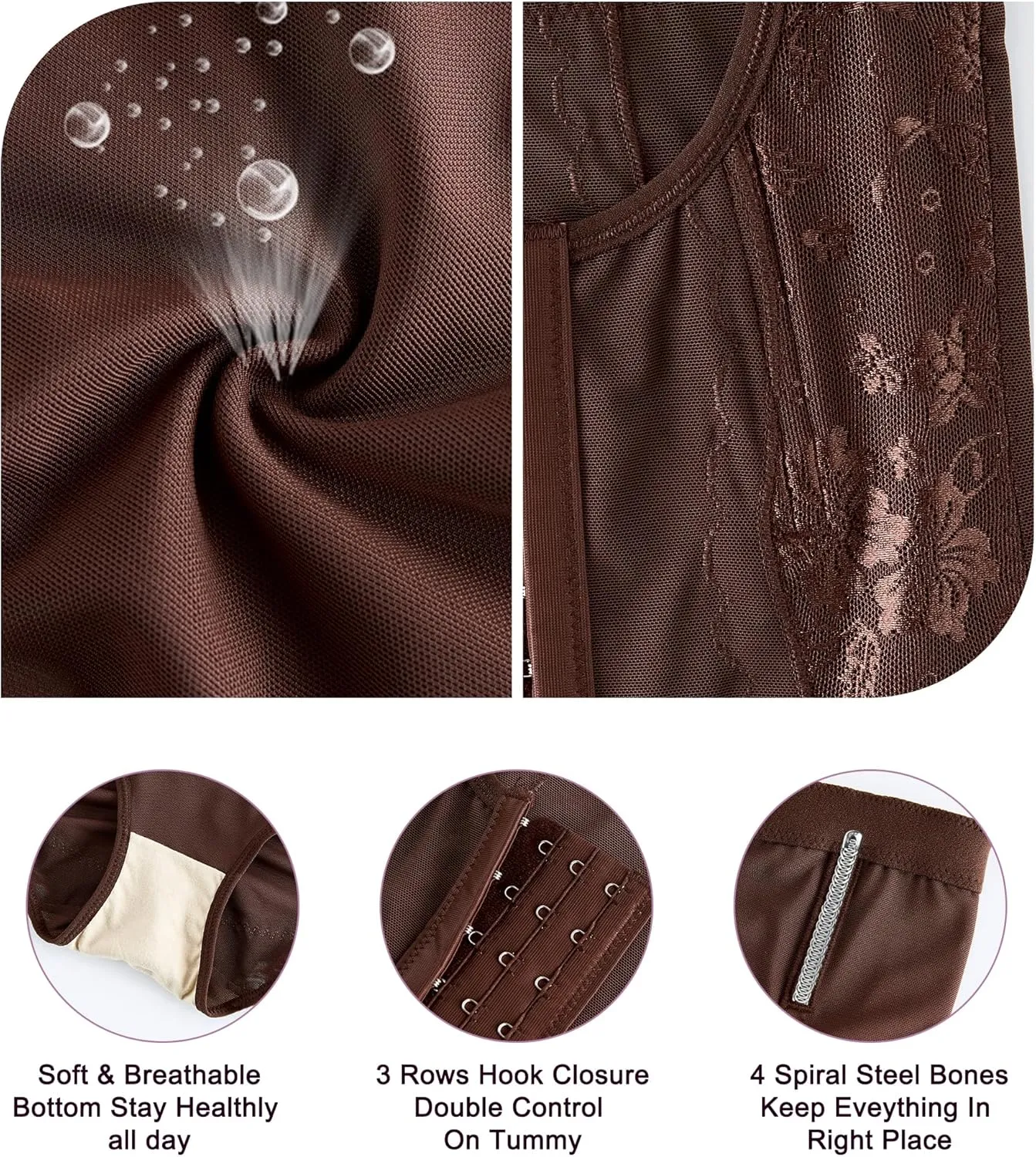 YERKOAD Tummy Control Panties for Women Shapewear Butt Lifter Short High Waist Trainer Corset Slimming Body Shaper Underwear