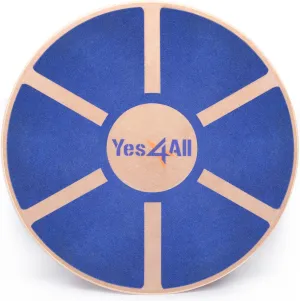 Yes4All Versatile Wooden Wobble Balance Board, Balance Trainer for Mobility Training, Standing Desk, Core Training, Exercise Balance Stability Trainer