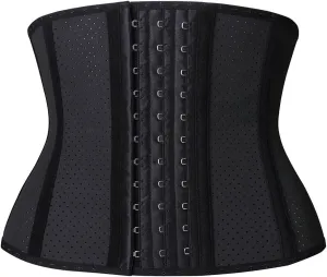 YIANNA Short Torso Waist Trainer Corset for Tummy Control Underbust Sports Workout Hourglass Body Shaper